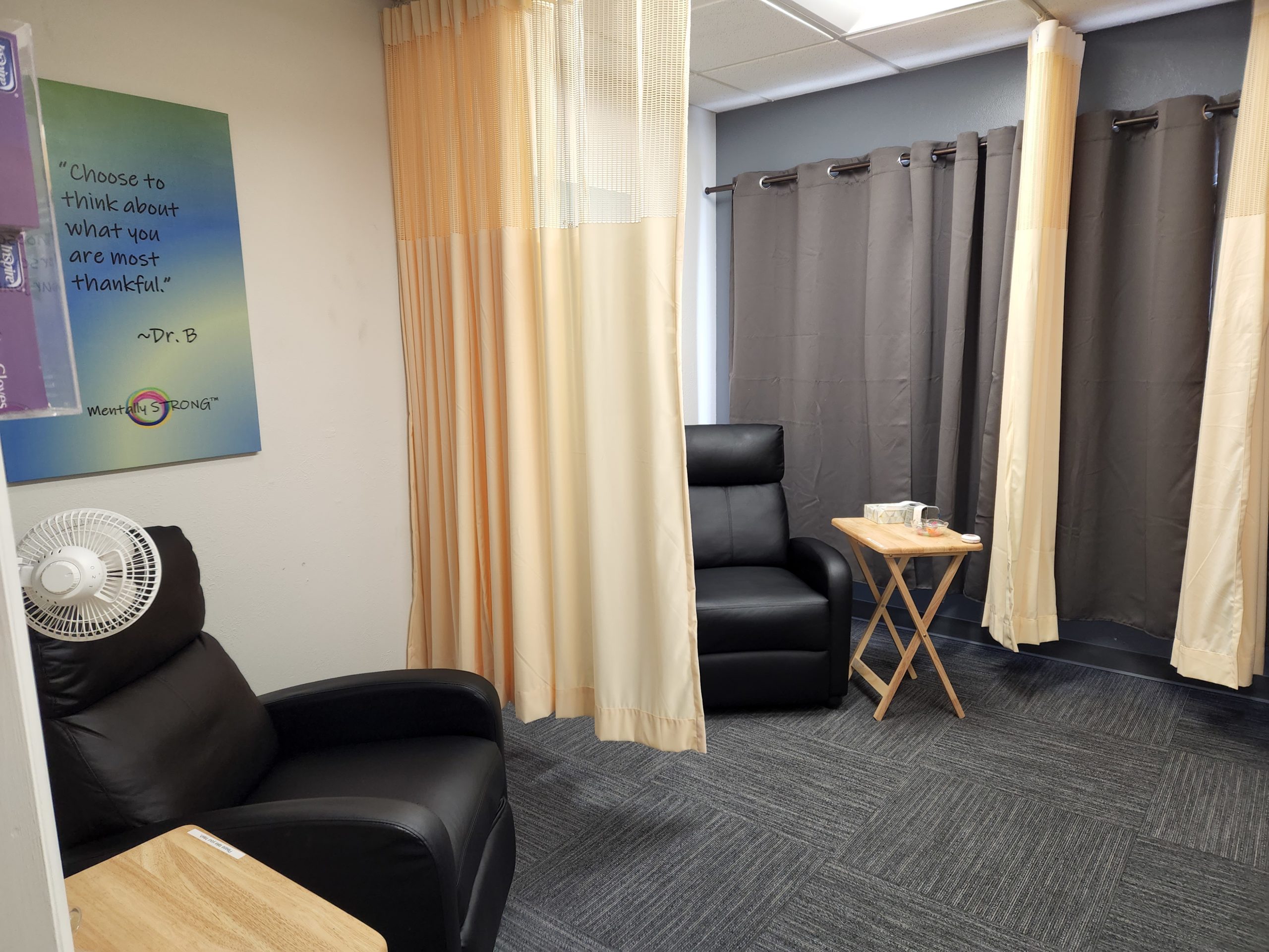 ketamine treatment center and room