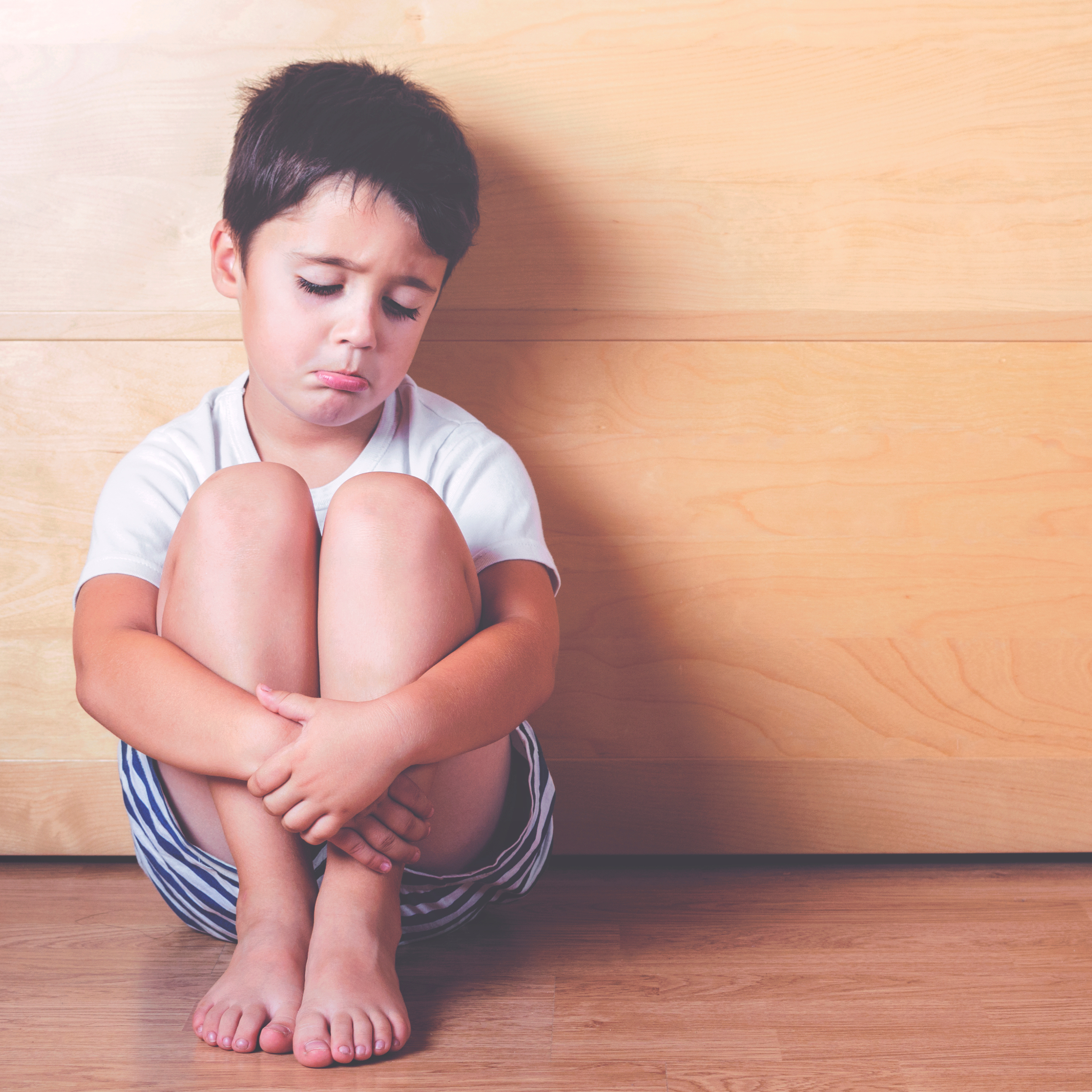 child frowning