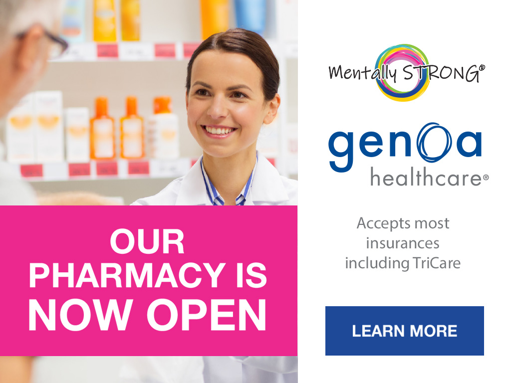 Pharmacy now open slider notebook size graphic